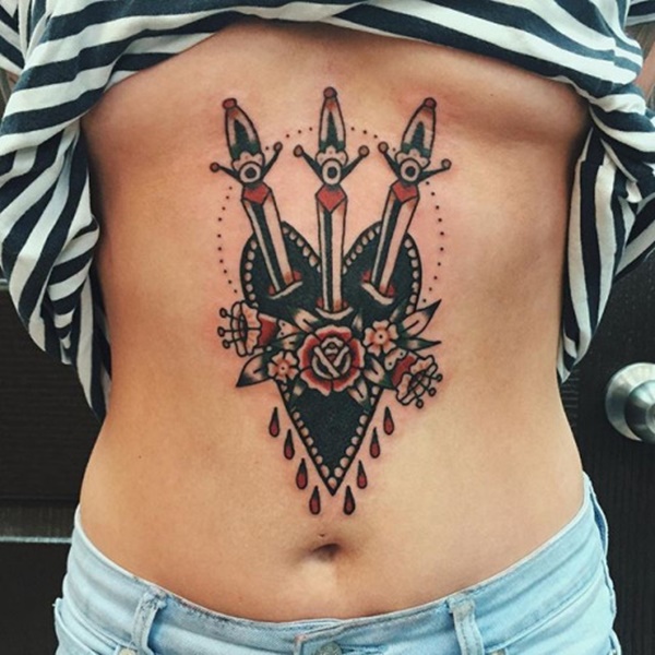 Estômago-tatuagens-idéias-45 
