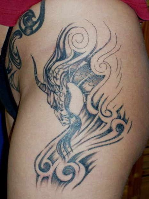 Desenhos de tatuagem de dragão para mulheres e homens35 