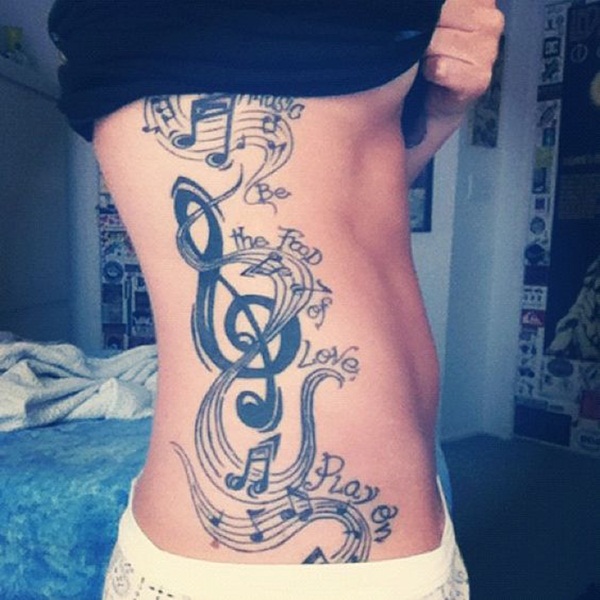 Desenhos de tatuagem de música 21 