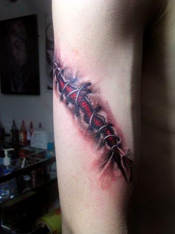 Tatuagens De Pele Rasgadas (5) 