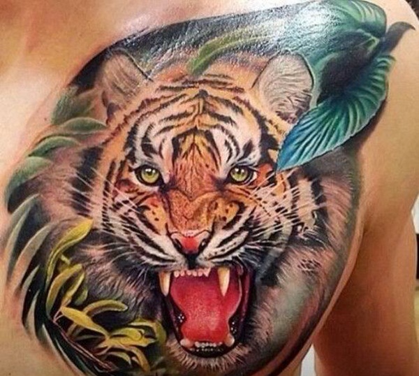 Desenhos de tatuagem de tigre para homens (28) 