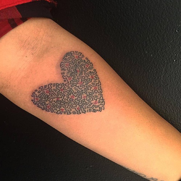 desenhos de tatuagem de coração 21 