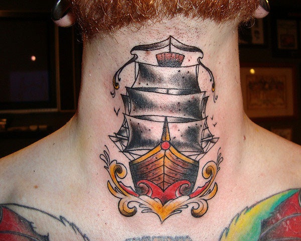 40 fantásticos desenhos de tatuagem de pirata 4 