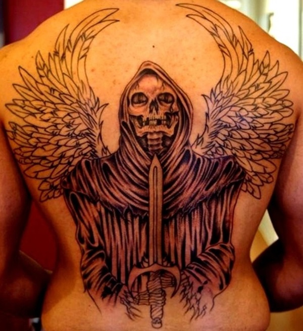 35 Daring Grim Reaper Tattoo Ideas e Significados 15 
