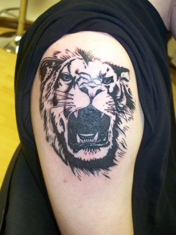 desenhos de tatuagem de leão para meninos e meninas37 