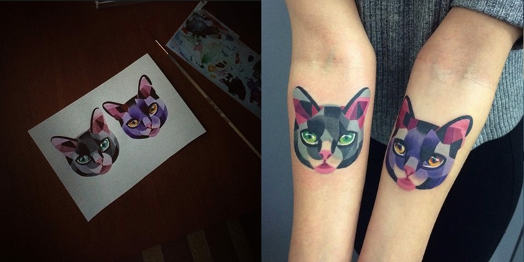 tatuagens de gato 