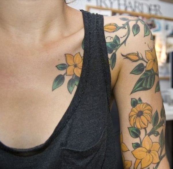 Desenhos de tatuagens florais que vão explodir sua mente0371 