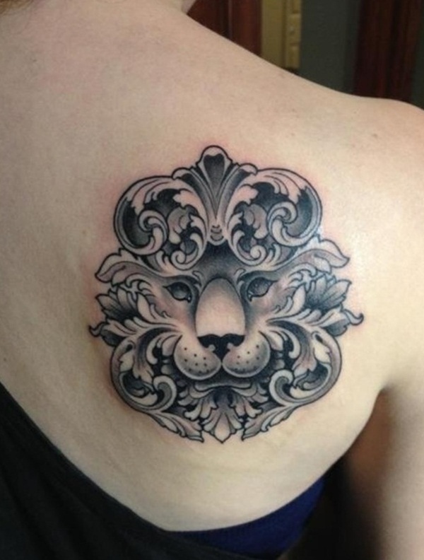 desenhos de tatuagem de leão para meninos e meninas34 