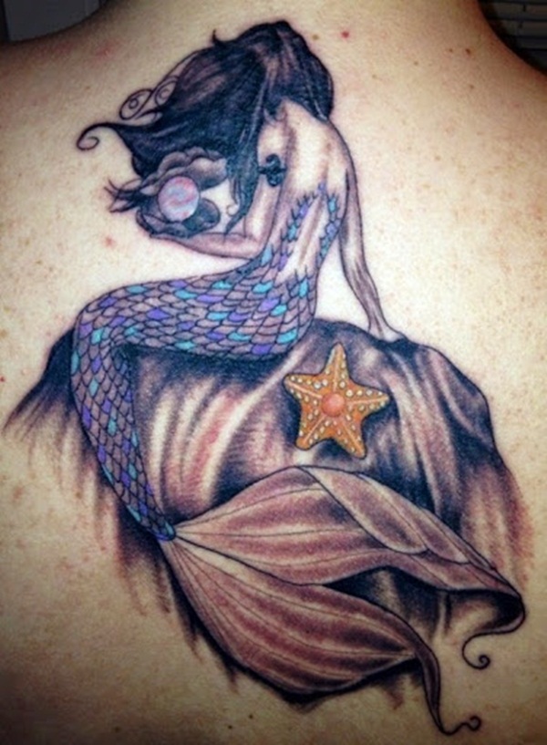 40 desenhos de tatuagem de sereia elegante 32 