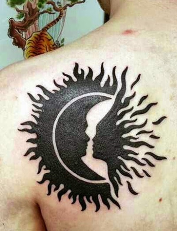35 Sun Tattoo Design Ideas com significados 7 