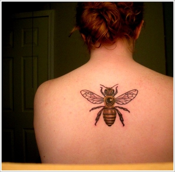 Significados do tatuagem de abelha linda 8 