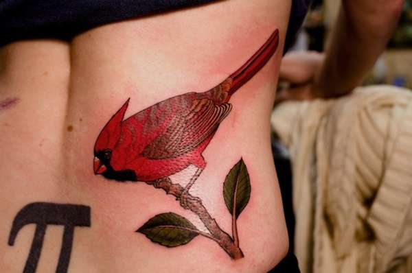 35 Cardinal Tattoo Designs e Ideias 3 