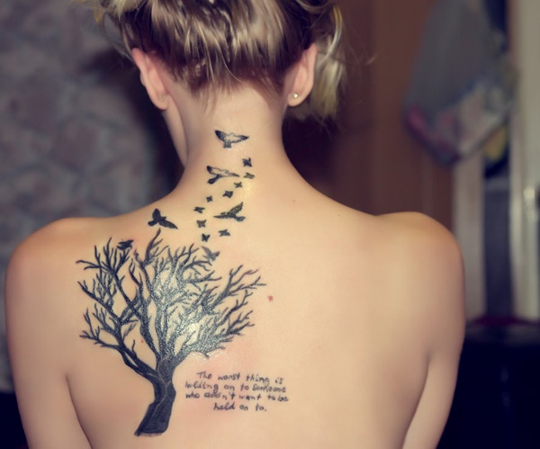Desenhos de tatuagem de árvore15 