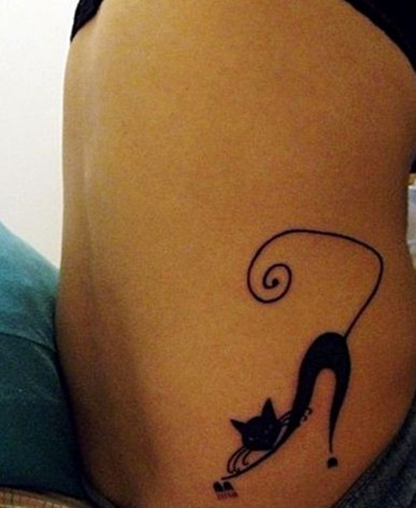 desenhos de tatuagem de gato para girls18 