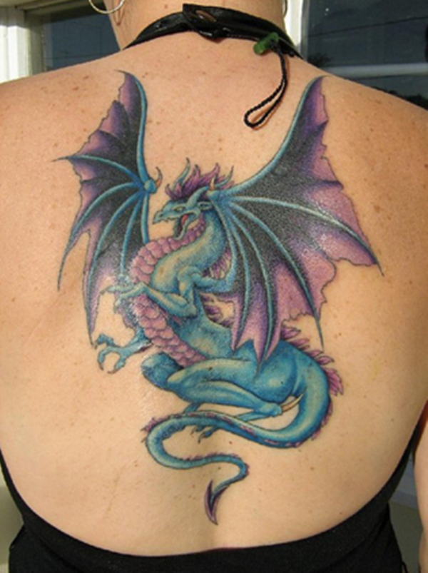 Desenhos de tatuagem de dragão para mulheres e homens14 