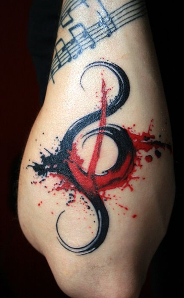 Desenhos de tatuagem de música 37 