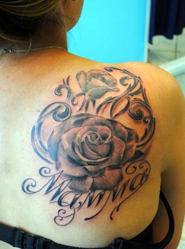 35 belos desenhos de tatuagem de rosa e significados 3 