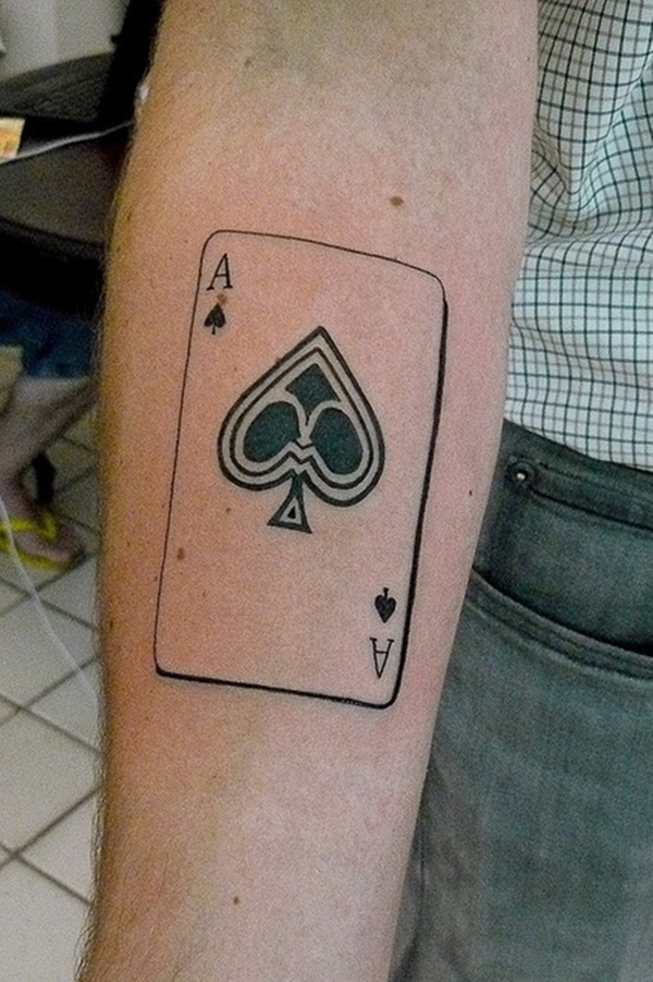 Ace of Spades Tattoo Designs e Significados 1 