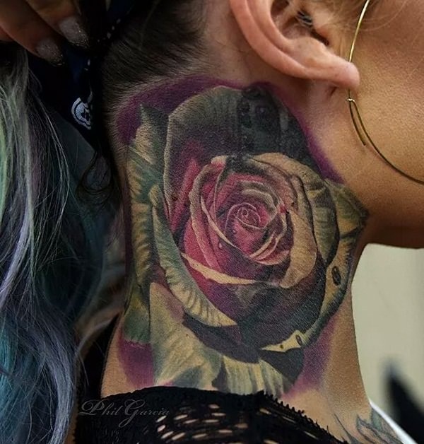 Desenhos de tatuagem de pescoço e idéias61 