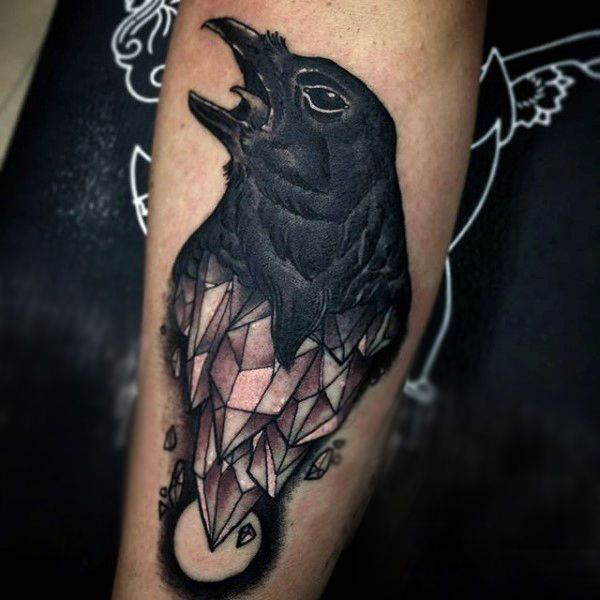 tatuagem de corvo 