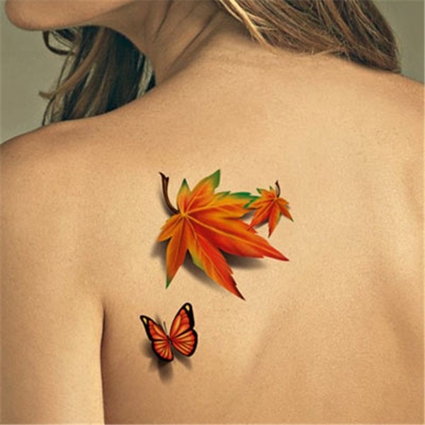 Tatuagem de borboleta 3D 41 