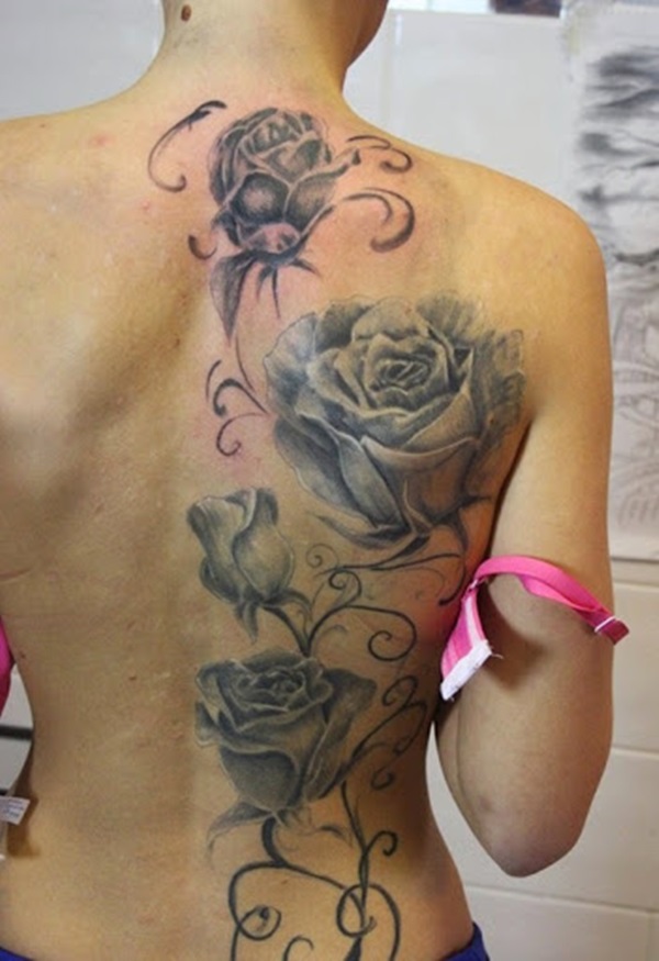 35 desenhos de bela tatuagem de rosa e significados 6 