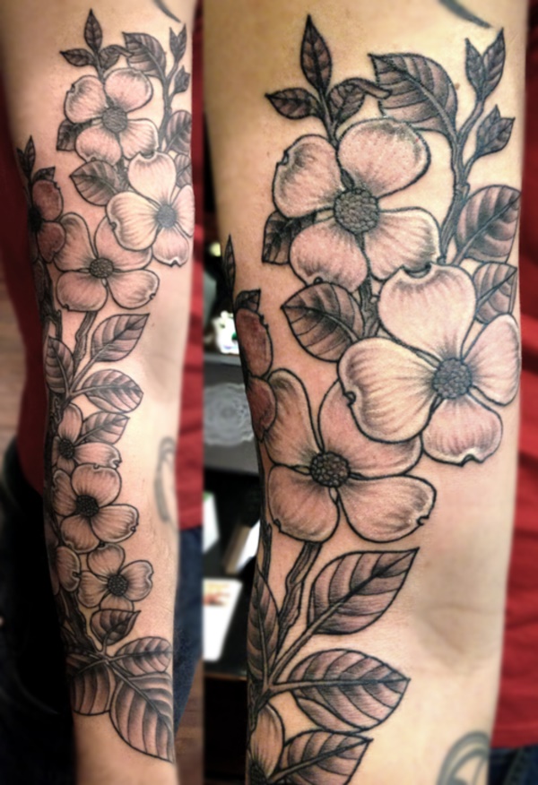 Belos desenhos de tatuagens florais que vai explodir sua mente0451 