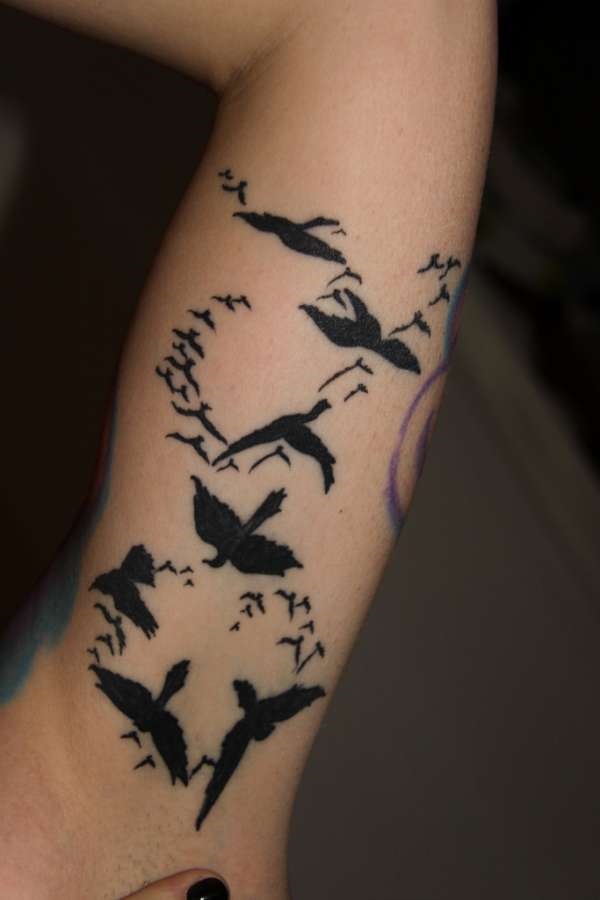 desenhos de tatuagem de aves (32) 
