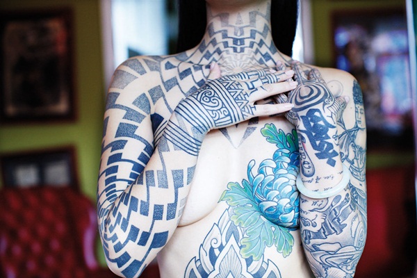 Desenhos de tatuagem de pescoço e idéias59 