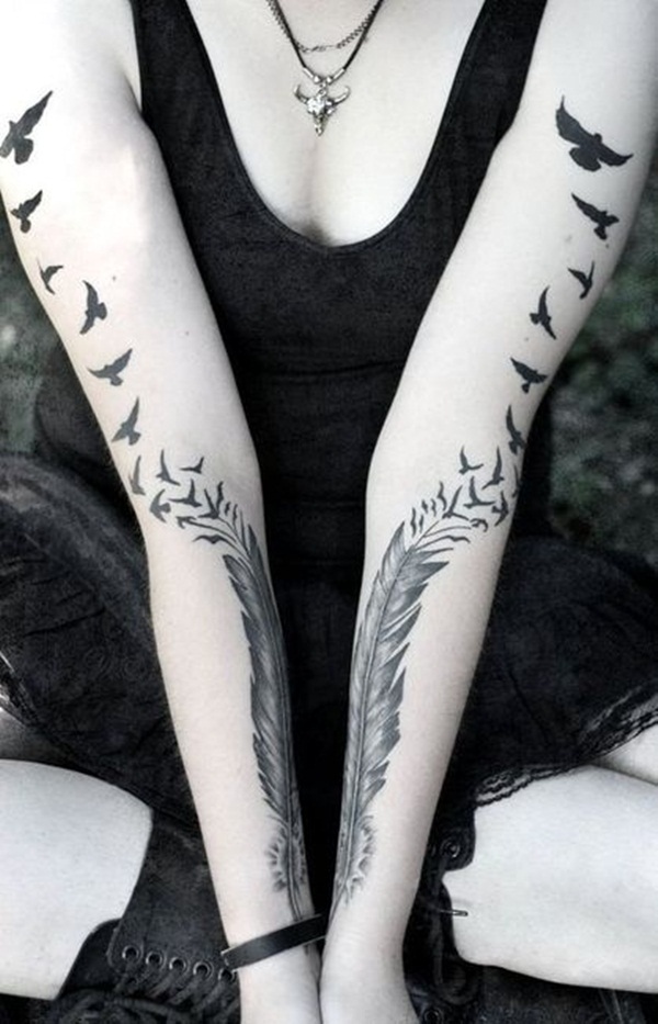 Desenhos de tatuagem de pássaro28 