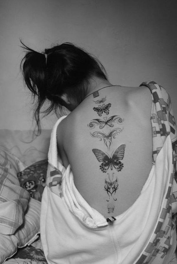 Tatuagem de borboleta bonito designs58 