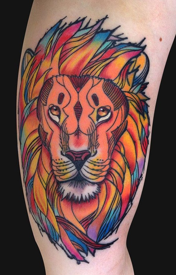 desenhos de tatuagem de leão para meninos e meninas2 