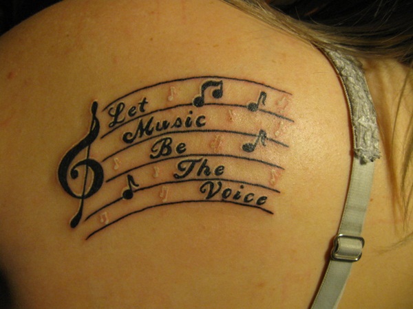 Desenhos de tatuagem de música 7 
