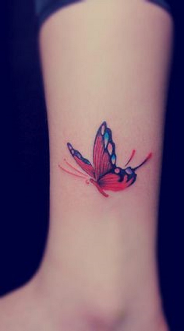 Tatuagem de borboleta 3D 23 