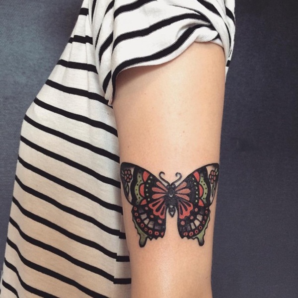 Desenhos de tatuagem de borboleta fofa53 