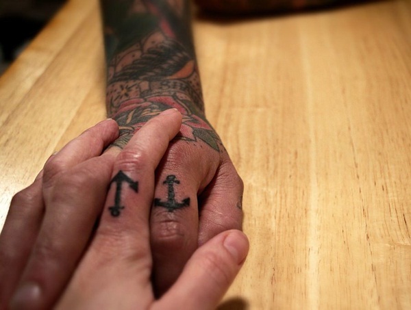 Desenhos de tatuagem de casal 10 