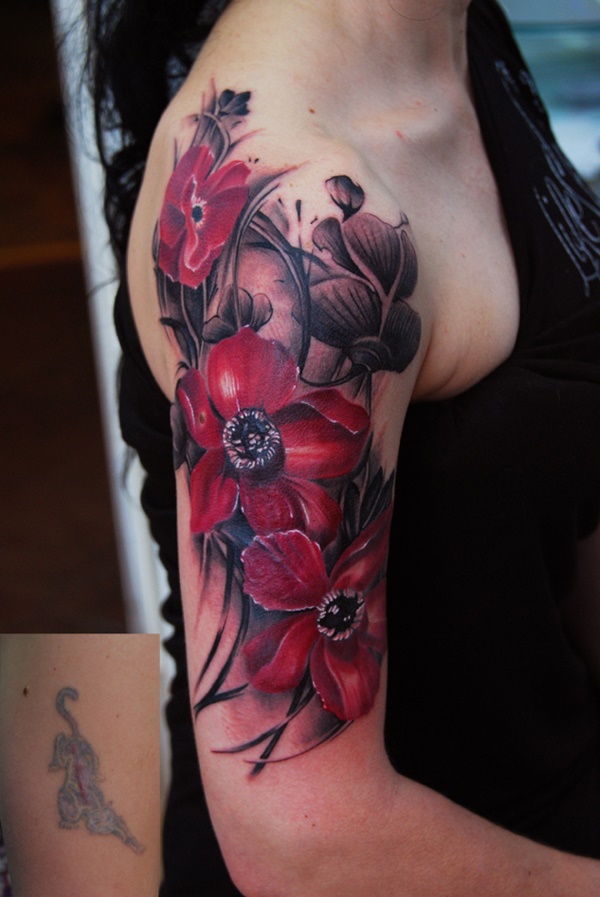 desenhos de tatuagem de flores (20) 