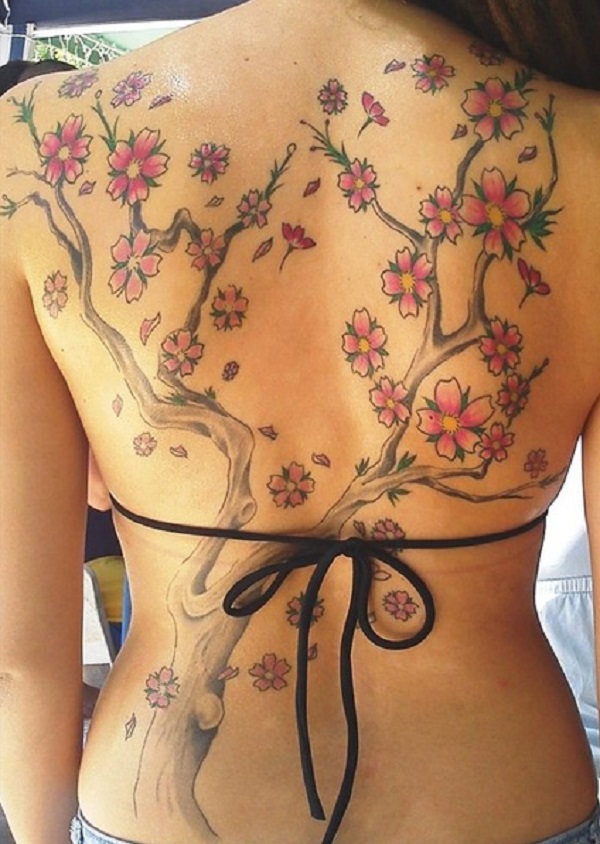 Tatuagens de flor de cerejeira 21 