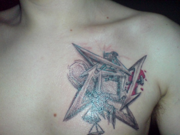 Significados e desenhos do tatuagem da estrela de Ninja 27 