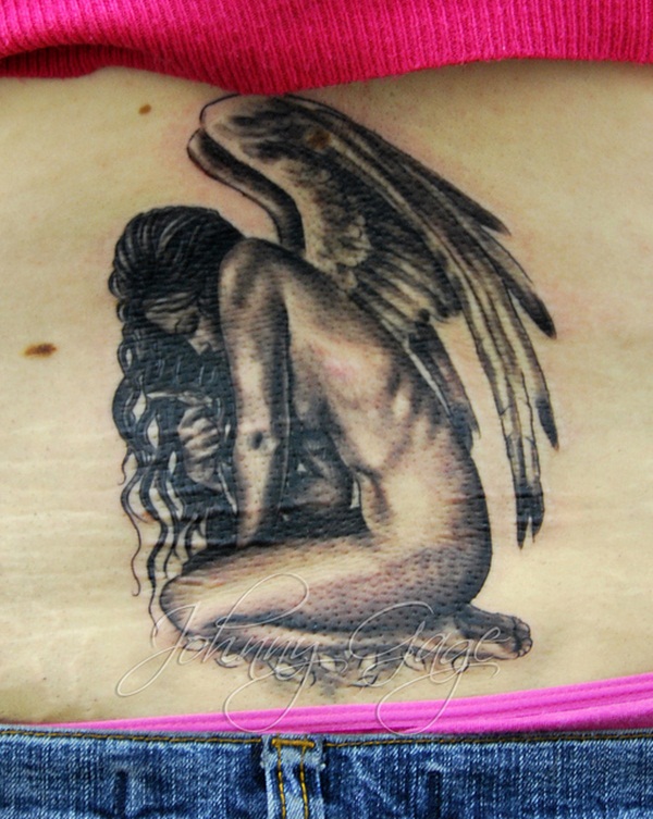 Desenhos de tatuagem de anjo e ideas68 
