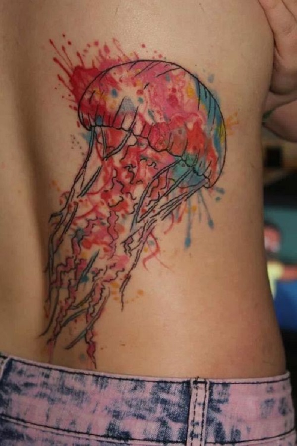 Tatuagem de água-viva 29 