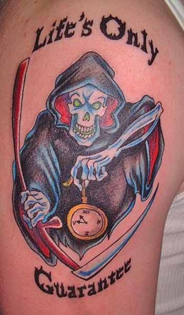 35 Daring Grim Reaper Tatuagem Ideias e Significados 9 