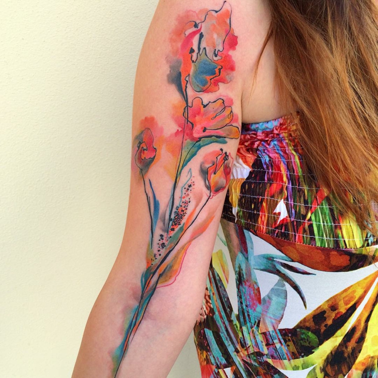 tatuagens design braços estilos 