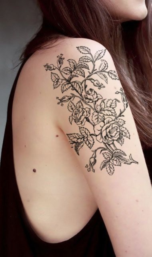 Desenhos de tatuagens florais que vão explodir sua mente0431 
