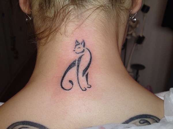 desenhos de tatuagem de gato para girls66 