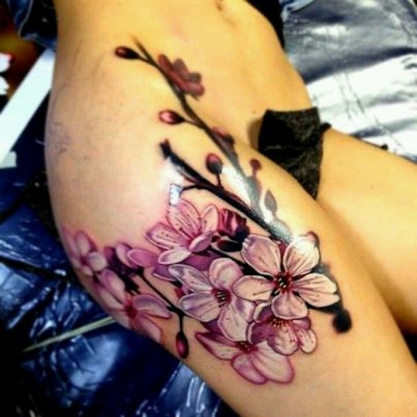 Tatuagens de flor de cerejeira 42 