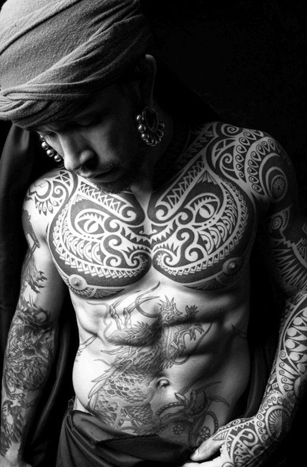 Desenhos de tatuagem de corpo inteiro para homens e mulheres47 