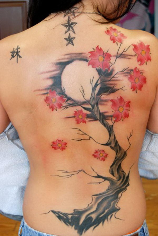 Tatuagens Flor de Cerejeira 53 