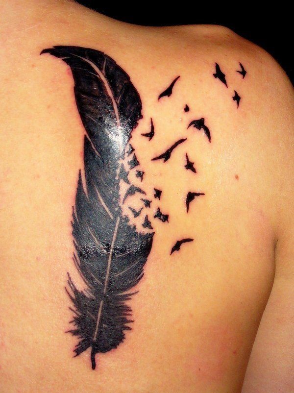 desenhos de tatuagem de aves (20) 