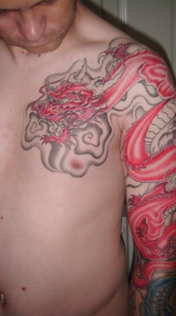 tatuagem de tinta vermelha (78) 